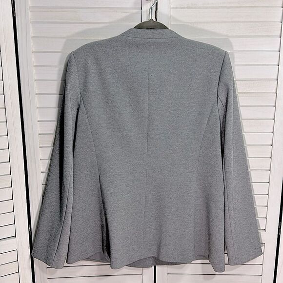 DKNY Blazer Size 16 Jacket Gray Stretch NWOT - Picture 6 of 11